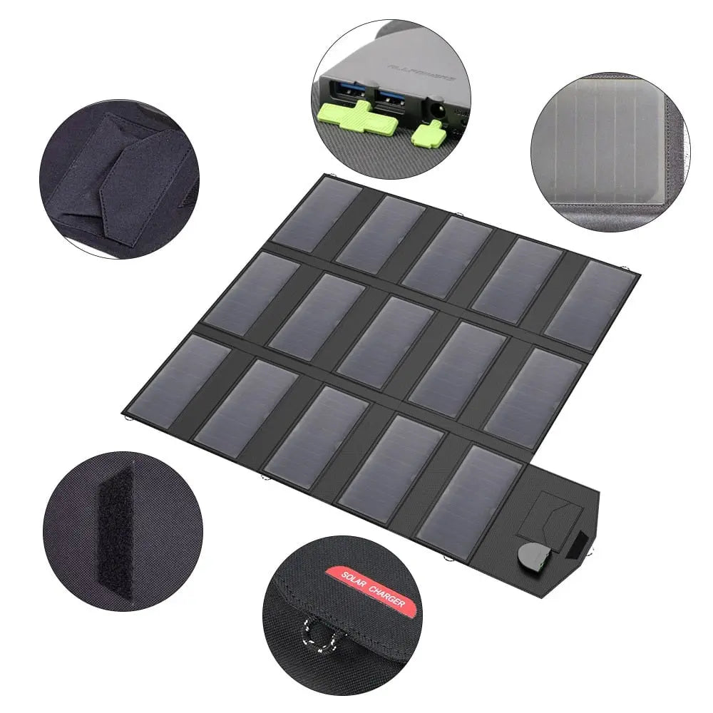 ALLPOWERS 100W 18V 12V Portable Solar Panel Foldable Battery Charger ALLPOWERS 100W 18V 12V Portable Solar Panel Foldable Battery Charger